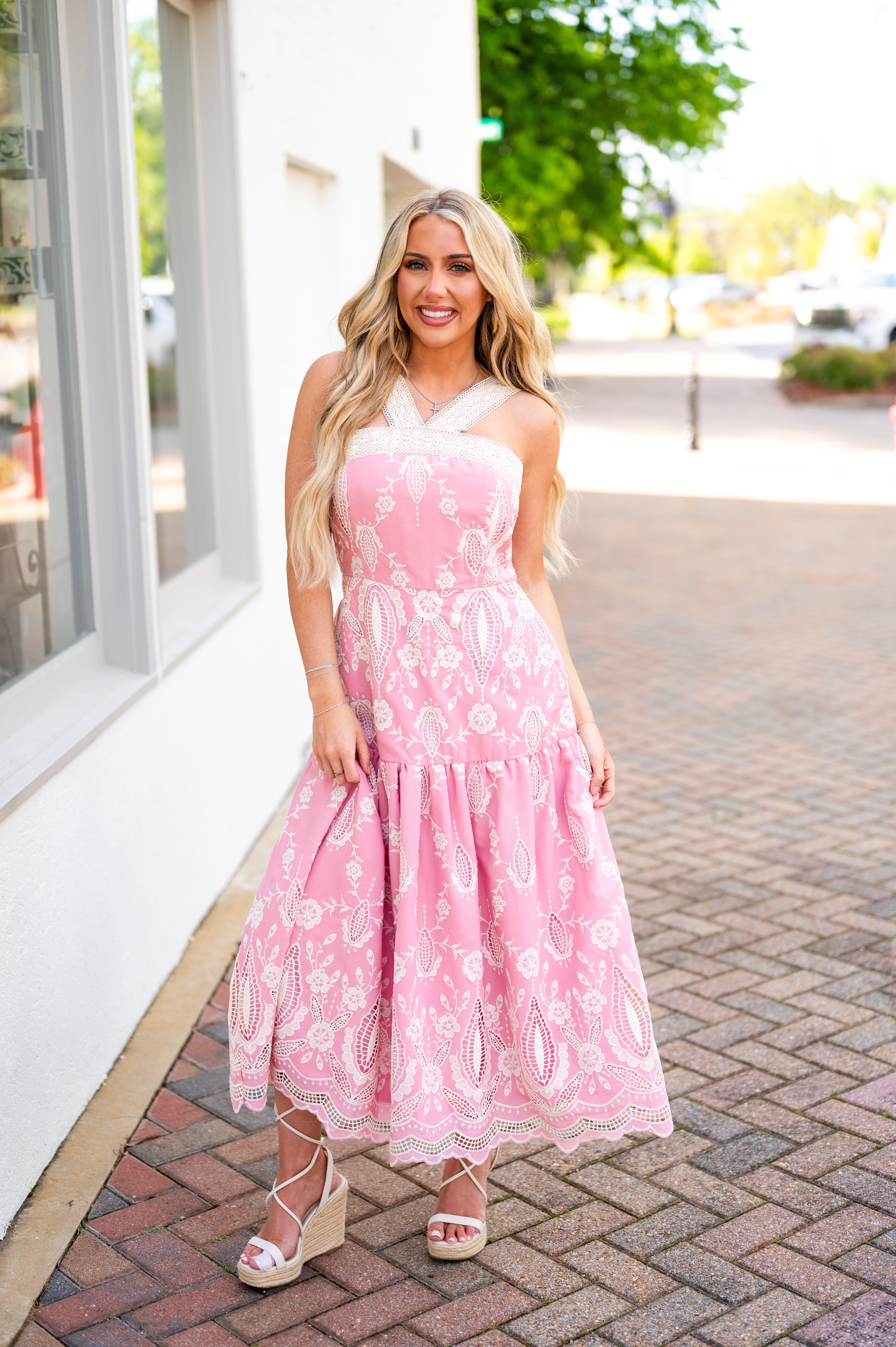 The Mary Anna Pink Dress | Inside Out Boutique The Mary Anna Pink Dress | Inside Out Boutique