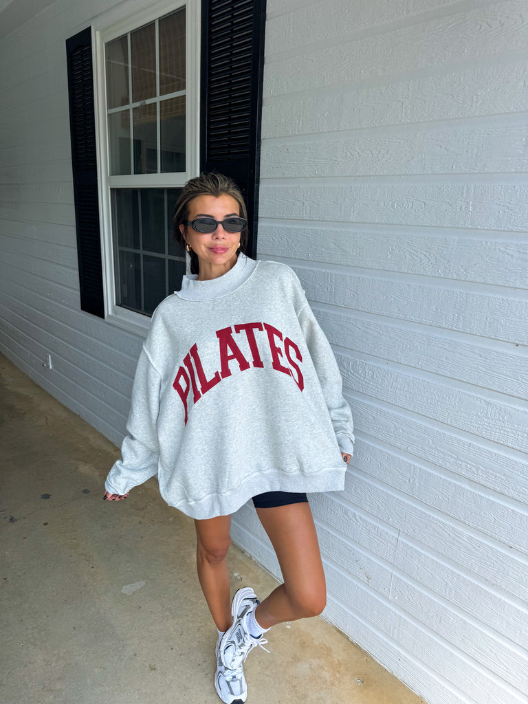 Reversible Pilates Mockneck Sweatshirt
