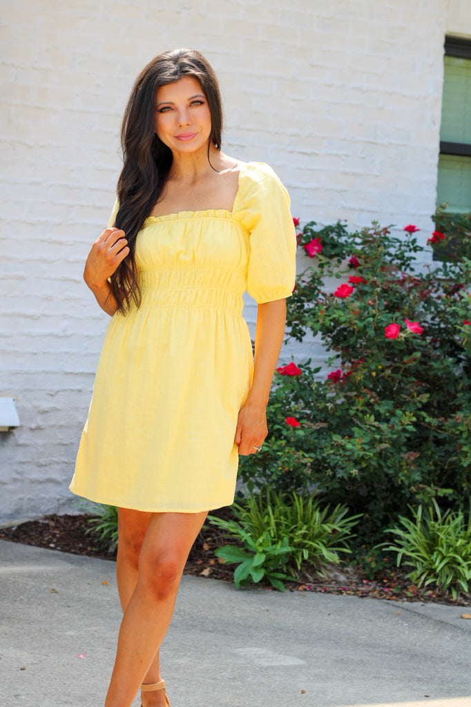 Good Day On My Mind Yellow Dress