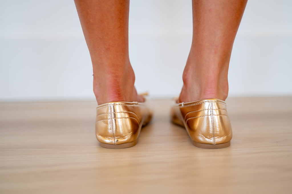 Rylee Ballet Flats-Gold