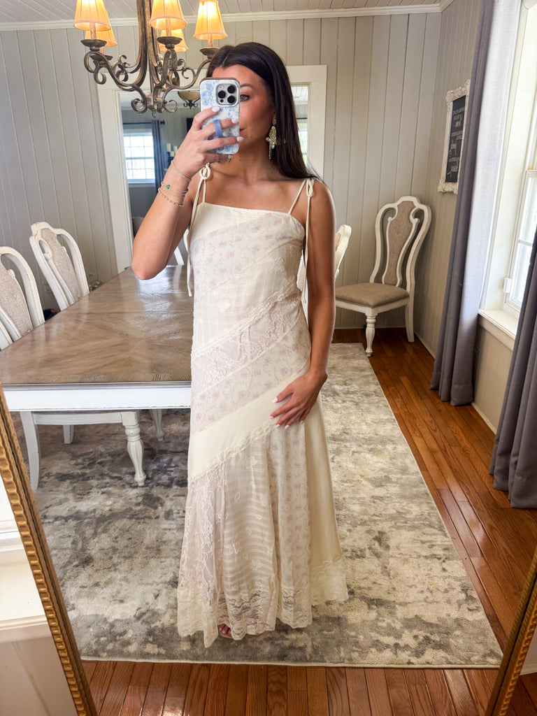 white christmas dresses White Pink Cottage Lace Milkmaid Dress – Kawaiies