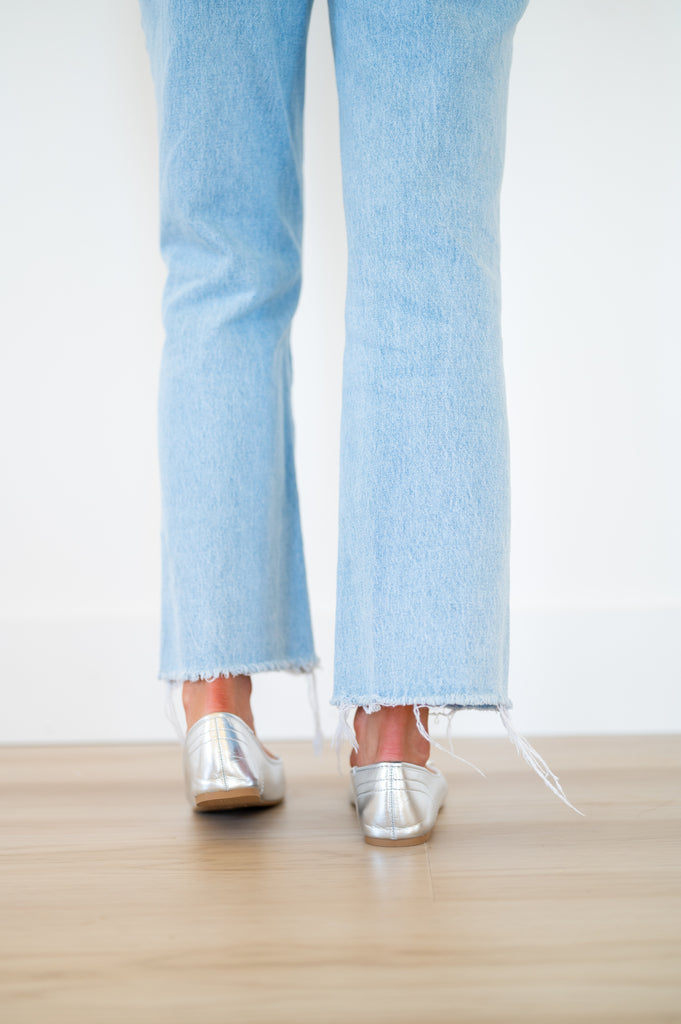 Rylee Ballet Flats-Silver