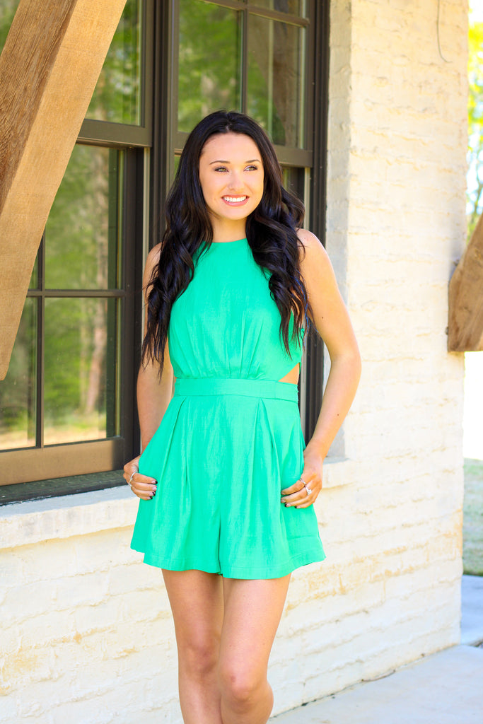Green Is Your Color Romper