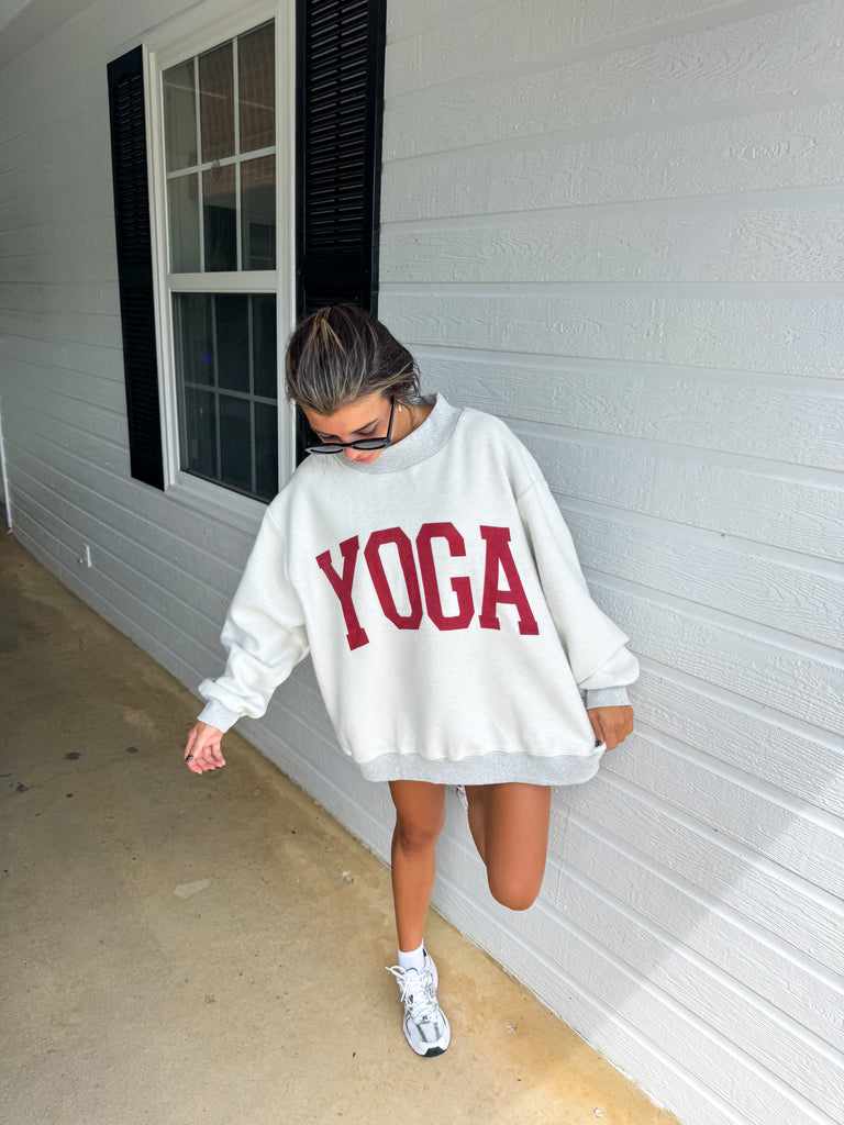 Reversible Pilates Mockneck Sweatshirt