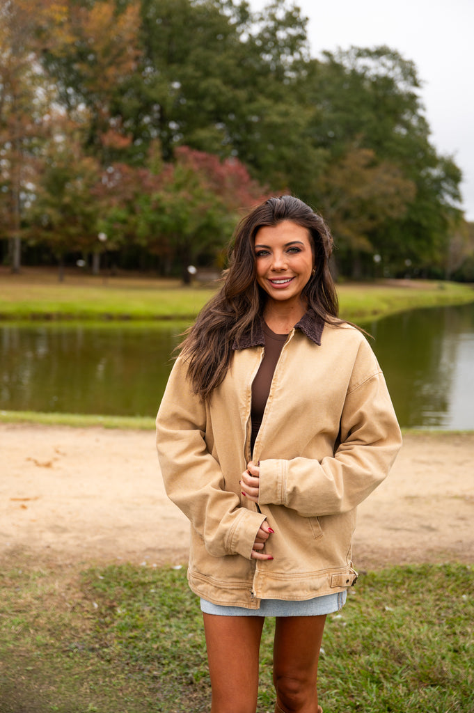 Tucker Barn Jacket-Tan