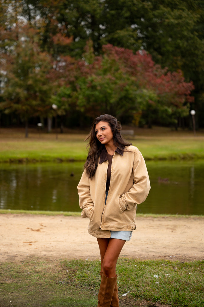 Tucker Barn Jacket-Tan