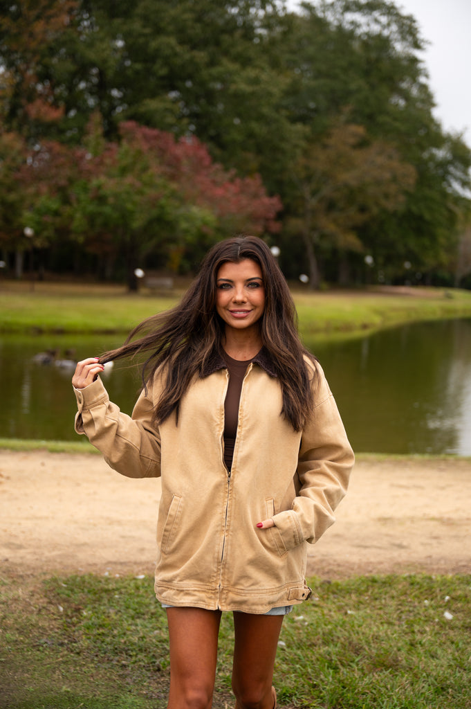 Tucker Barn Jacket-Tan