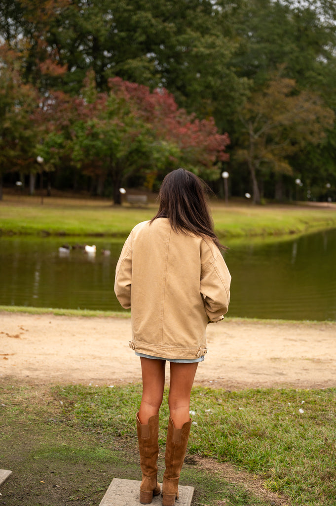 Tucker Barn Jacket-Tan