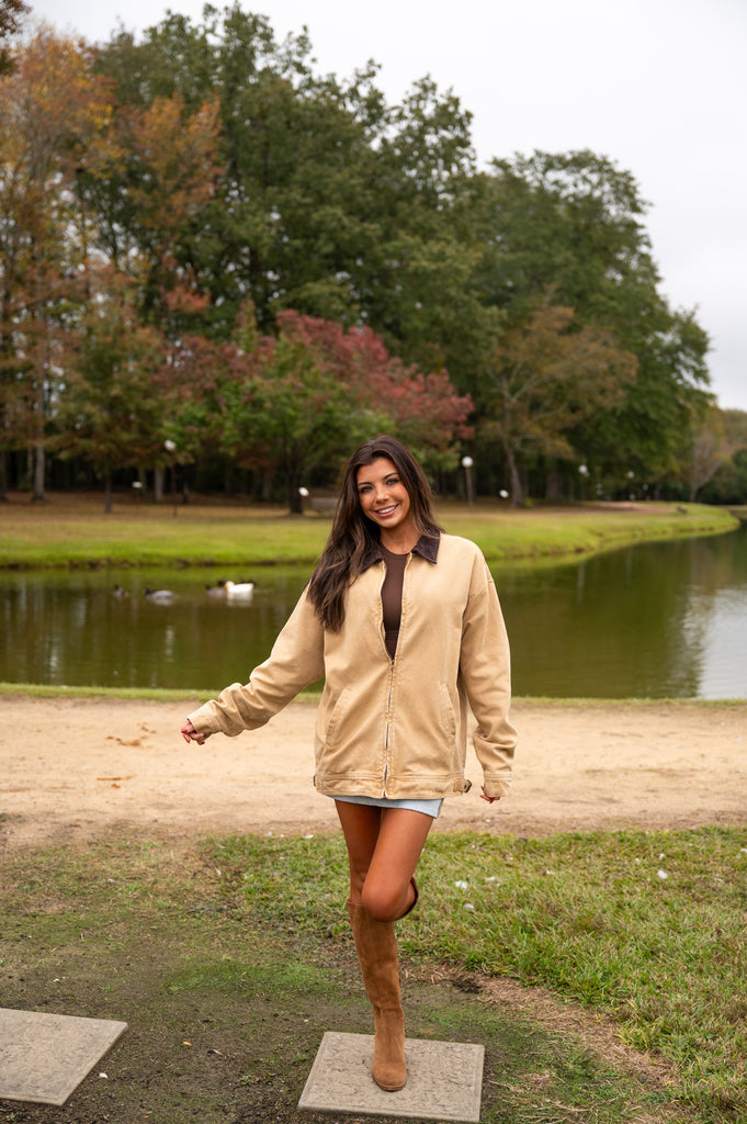 Tucker Barn Jacket-Tan