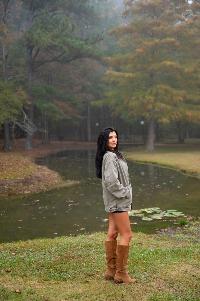 Tucker Barn Jacket-Olive