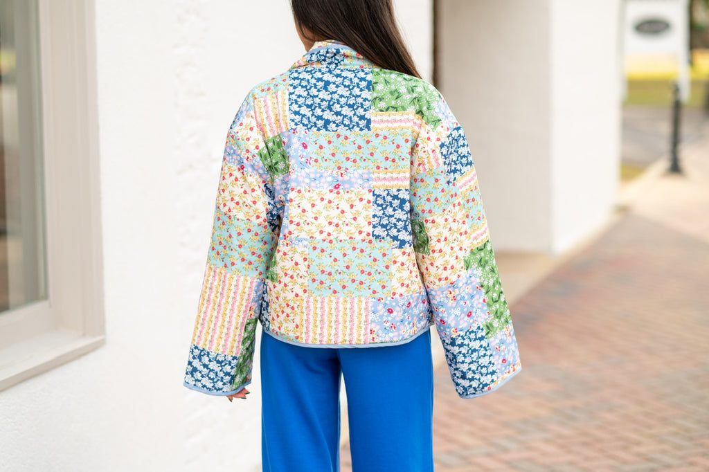 Amelia Floral Quilt Jacket