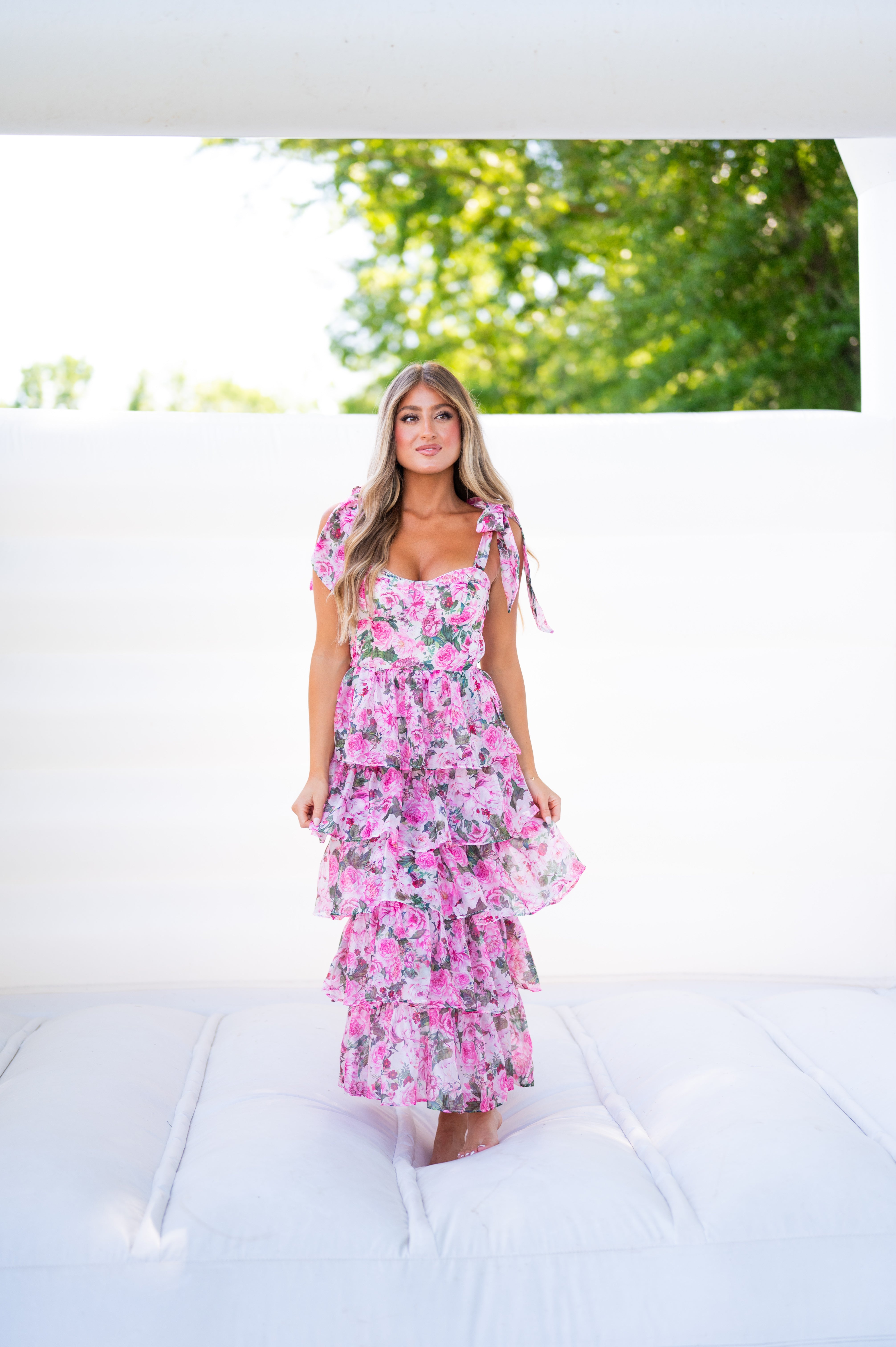 Floral Macys Long Pink Dress Macy Floral Ruffle Midi Dress-Pink Inside Out Boutique Floral Macys Long Pink Dress Macy Floral Ruffle Midi Dress-Pink Inside Out Boutique