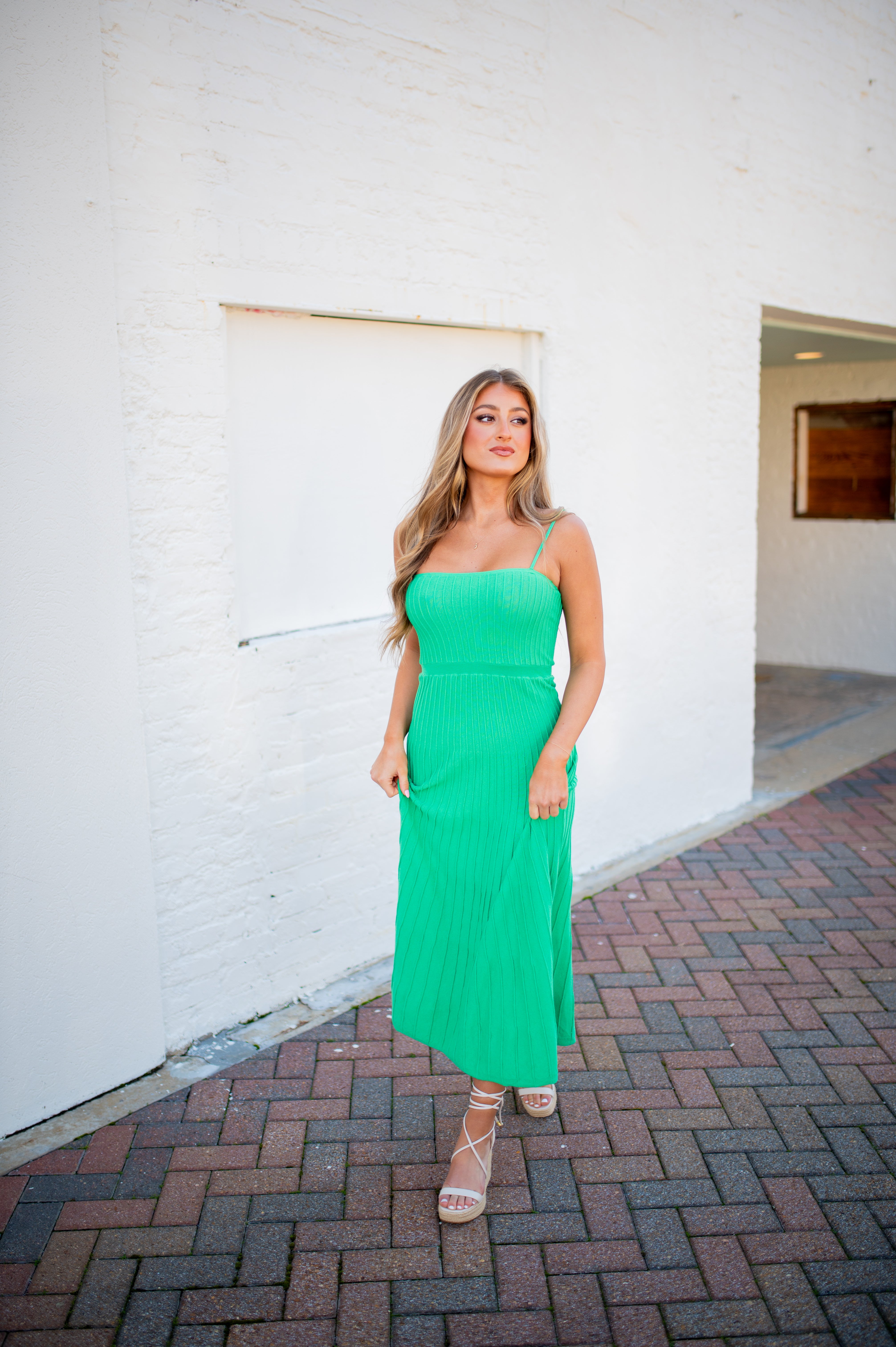 maria midi dress My Maria Midi Dress- Kelly Green