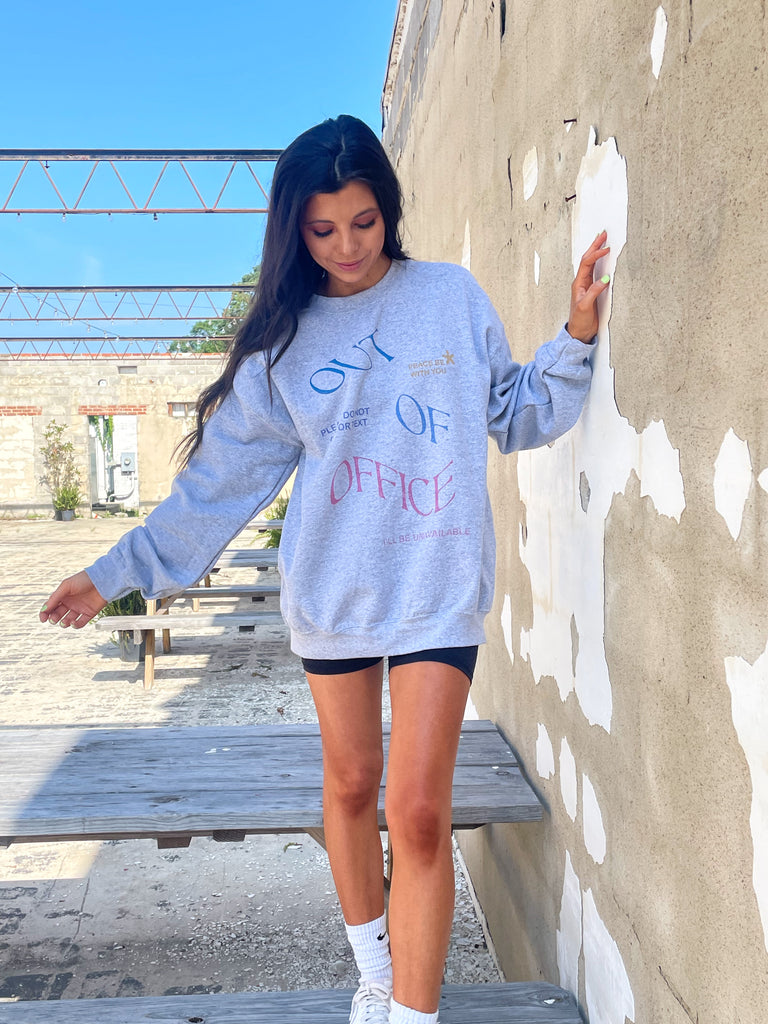 Out Of Office Graphic Sweatshirt