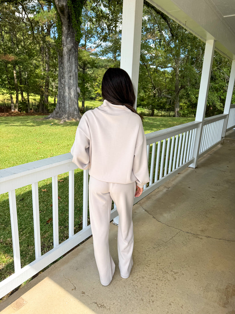Scuba Pants Set-Bone