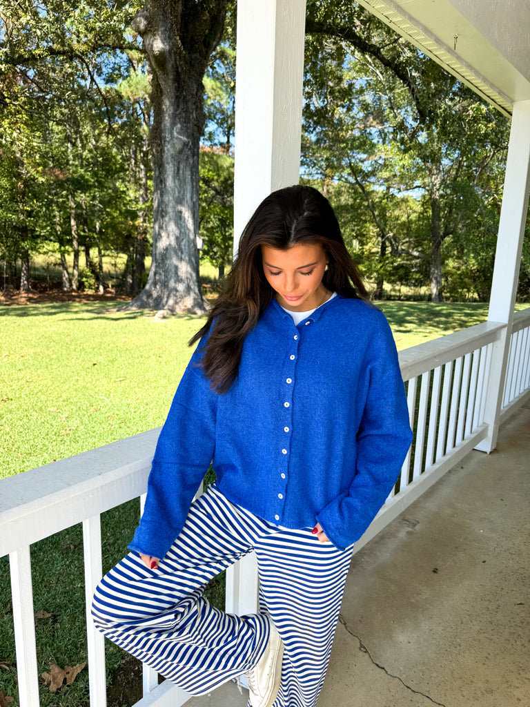 Royal Blue Sofia Cardigan