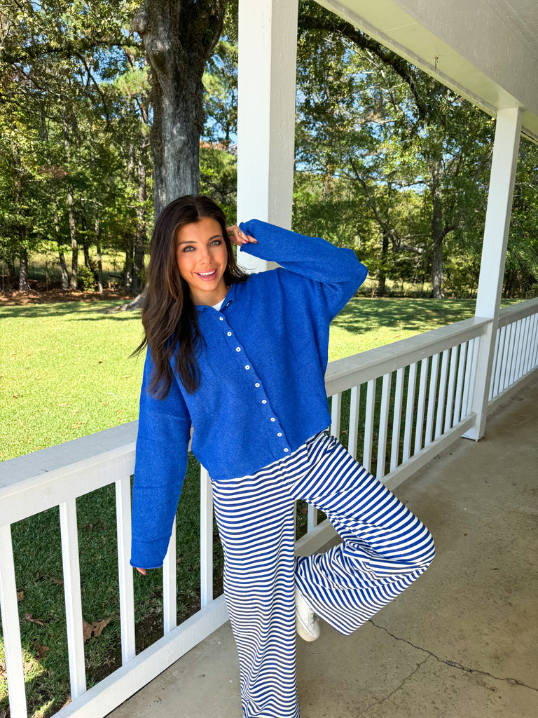 Royal Blue Sofia Cardigan