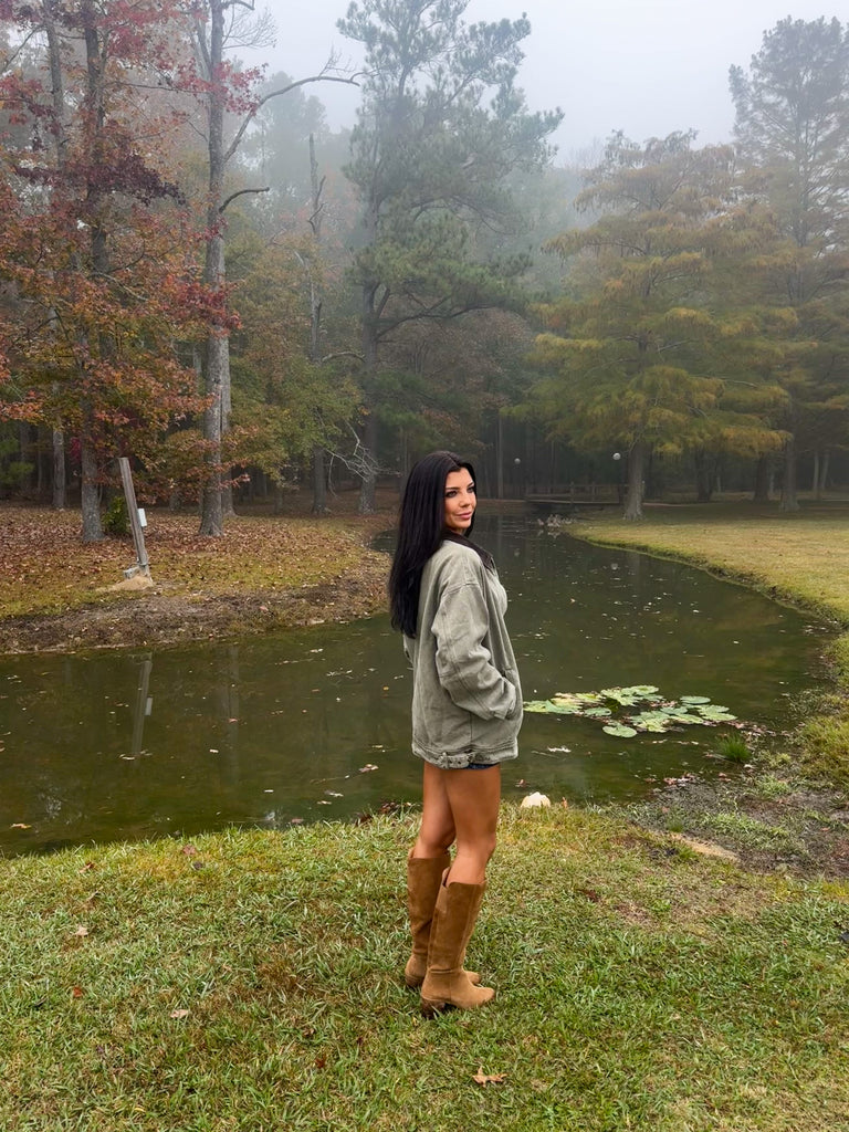 Tucker Barn Jacket-Olive