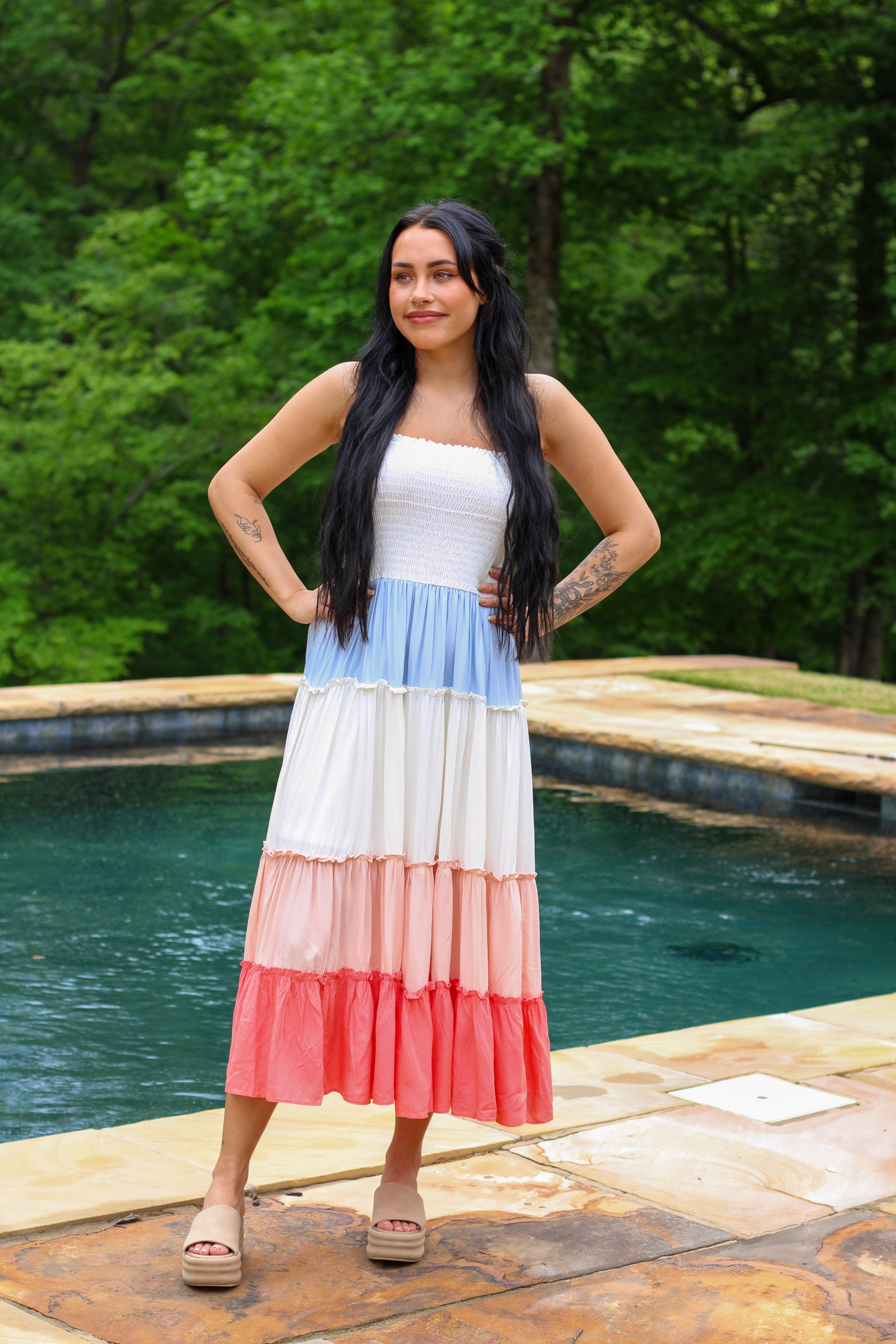 Just Go With It Dress-Multi