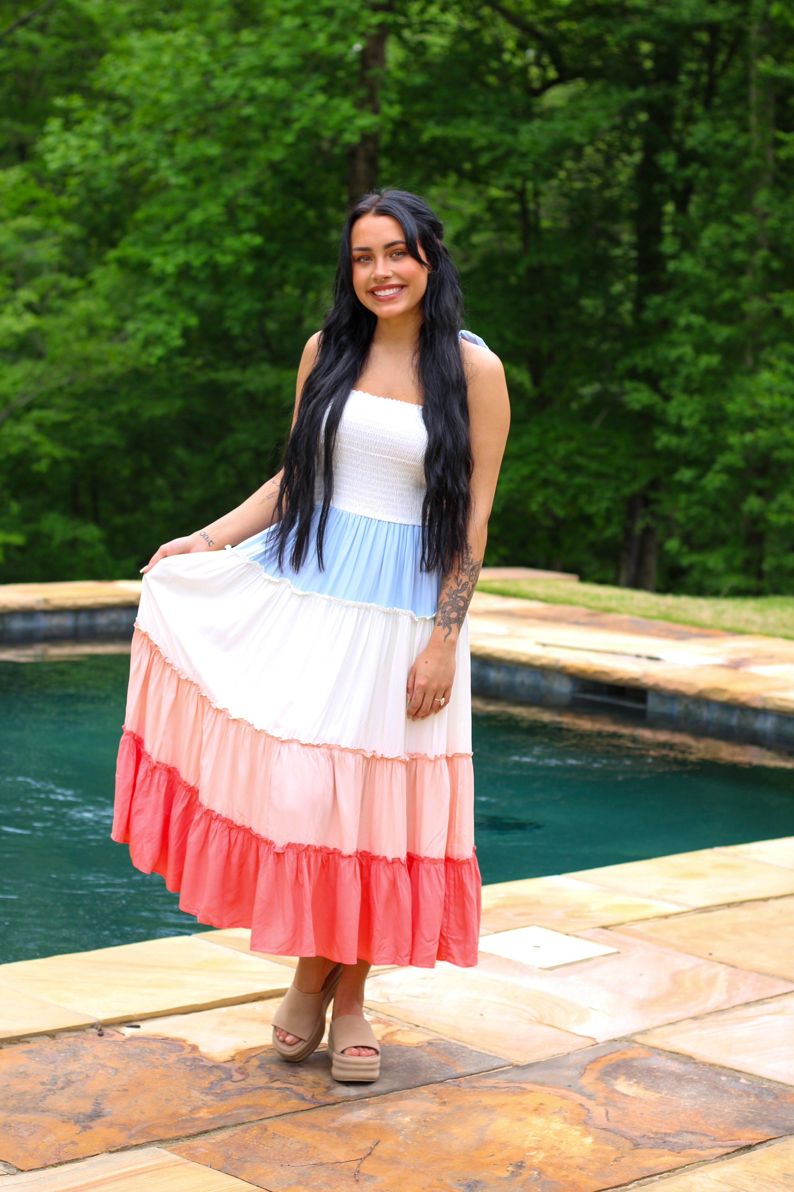 Just Go With It Dress-Multi