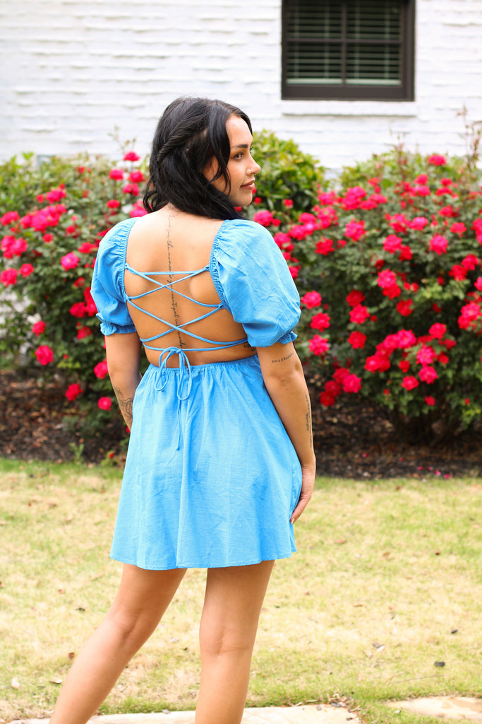 Cobalt Blue Mini Dress | Inside Out Boutique Cobalt Blue Mini Dress | Inside Out Boutique