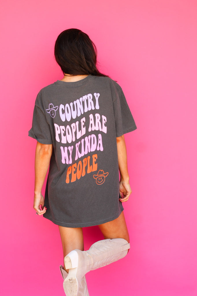 Country People Are My Kinda People Tee